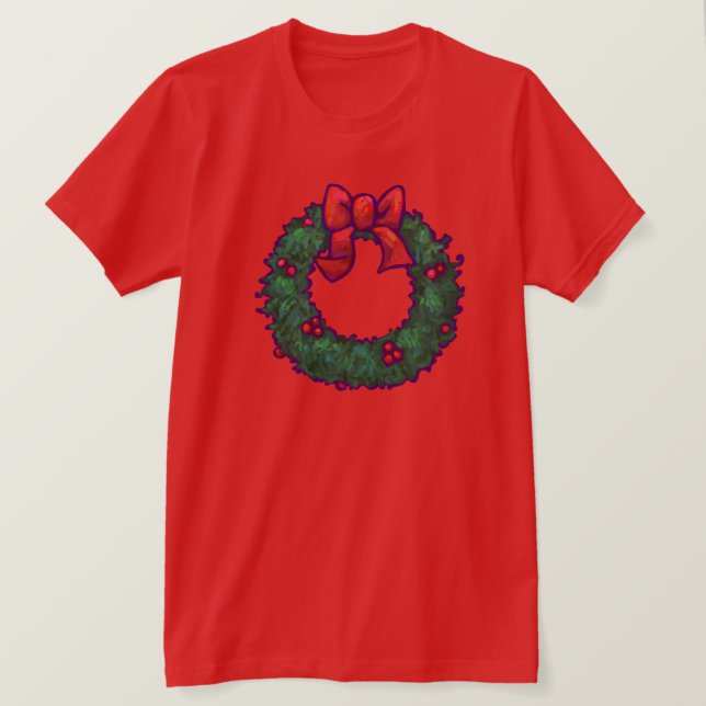 T-shirt Boughs de Holly (Frente do Design)