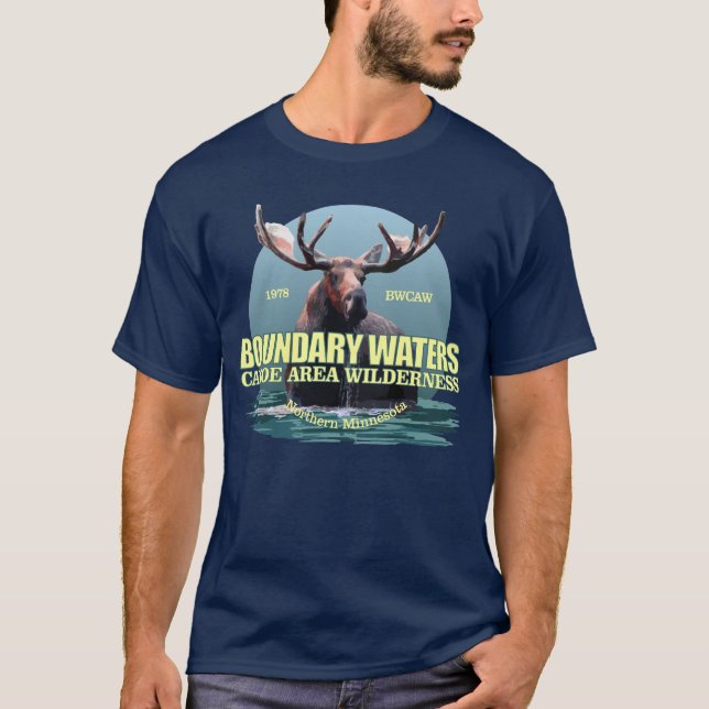 T-shirt Boundary Waters CAW (Moose) WT (Frente)