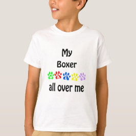 T-shirt Boxer Walks Design