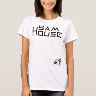 T-shirt Boxy da parte superior da colheita das