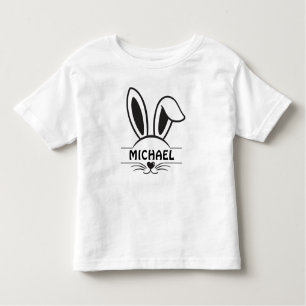 T-shirt Boy Easter Bunny Face Toddler