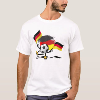T-shirt branca da Alemanha. 07