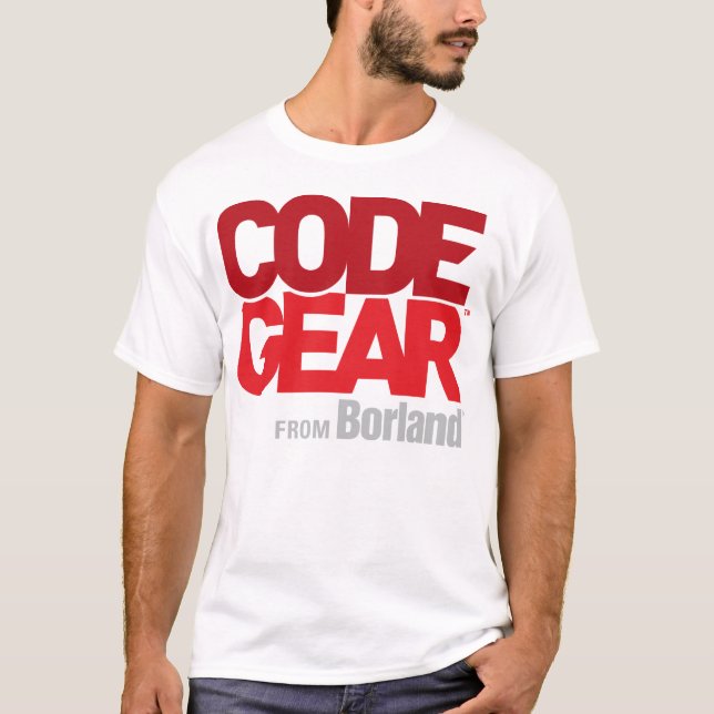 T-shirt branco básico de CodeGear (Frente)
