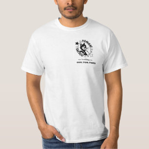 T-shirt Branco básico do tatuagem de Tomcat