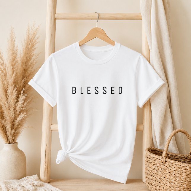 T-Shirt Branco BEM-ABERTO Minimalista (Criador carregado)