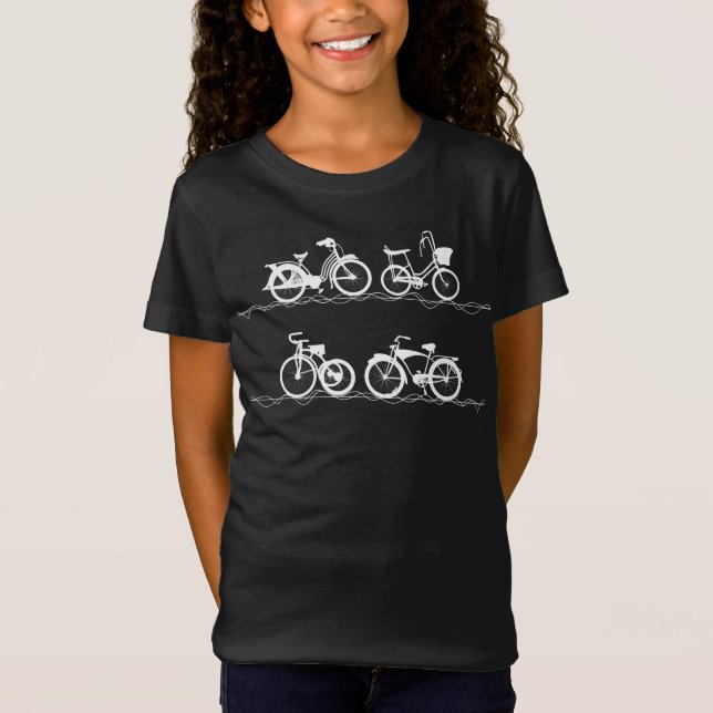 T-Shirt Branco Bicicleta (Frente)
