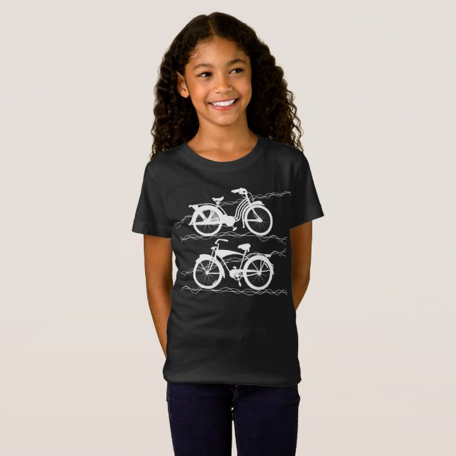 T-Shirt Branco Bicicleta (Frente Completa)