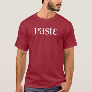 T-shirt branco clássico do logotipo da pasta