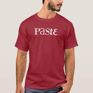 T-shirt branco clássico do logotipo da pasta