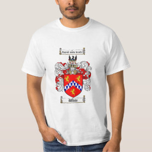 T-shirt branco da brasão