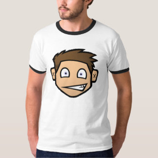 T-shirt branco da campainha de LT.com dos homens