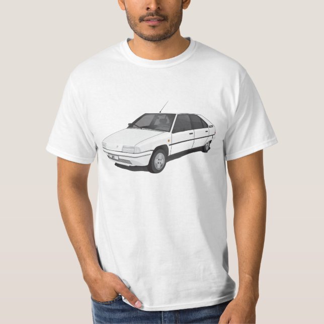 T-shirt Branco de Citroën BX (Frente)