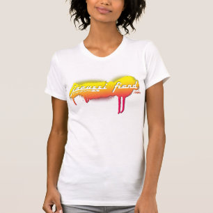 T-shirt branco de JapanTag do diabo do Jacuzzi