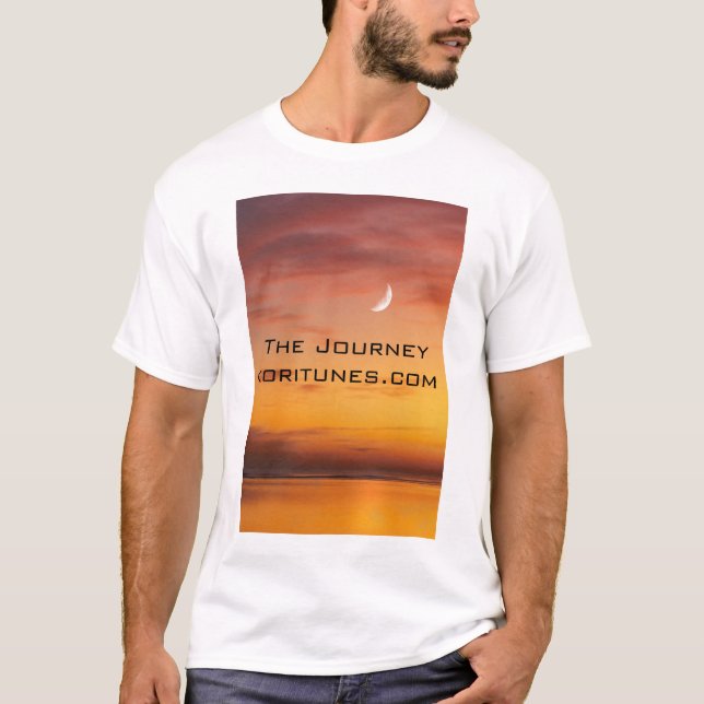 T-shirt branco de KoriTunes (Frente)