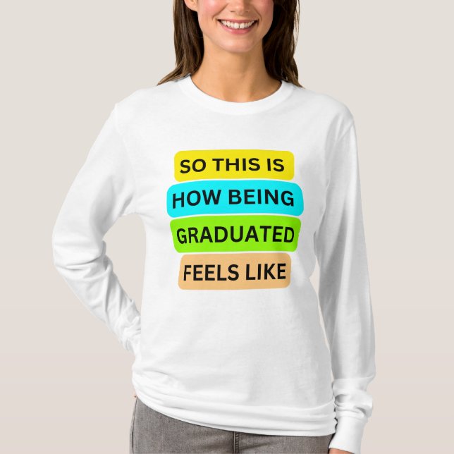 T-Shirt branco de manga longa SO_NOT_IS_HOW_BEING_ (Frente)