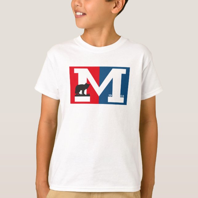 T-shirt branco de Mowglis da juventude (Frente)