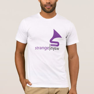 T-shirt branco de rádio de Strangeways