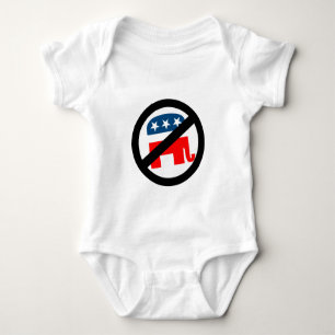 T-shirt Branco do anti republicano
