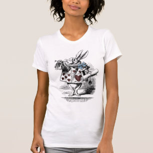 T-shirt branco do coelho