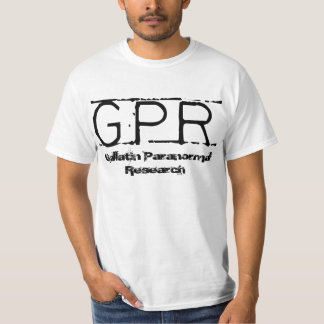 T-shirt Branco do logotipo de GPR