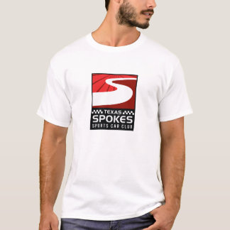 T-shirt branco do logotipo dos raios: Homens