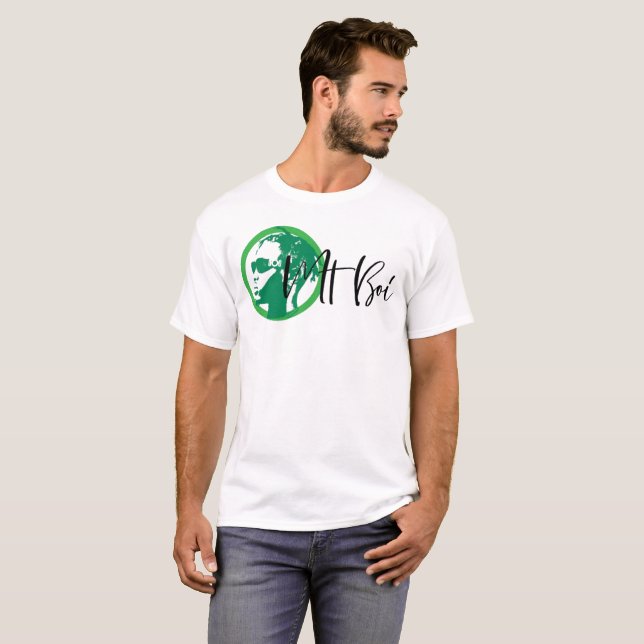 T-Shirt Branco Do Mt Boi (Frente Completa)