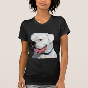 T-shirt branco do pugilista