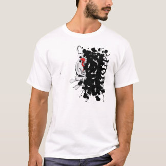 T-shirt branco do Splatter de UDB