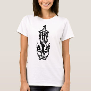 T-shirt Branco do T do bebê de Tawk do corpo