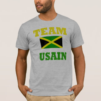 t-shirt branco dos homens do parafuso do usain -