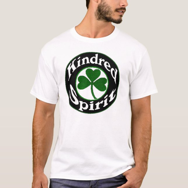 T-shirt branco essencial do espírito de Kindred (Frente)