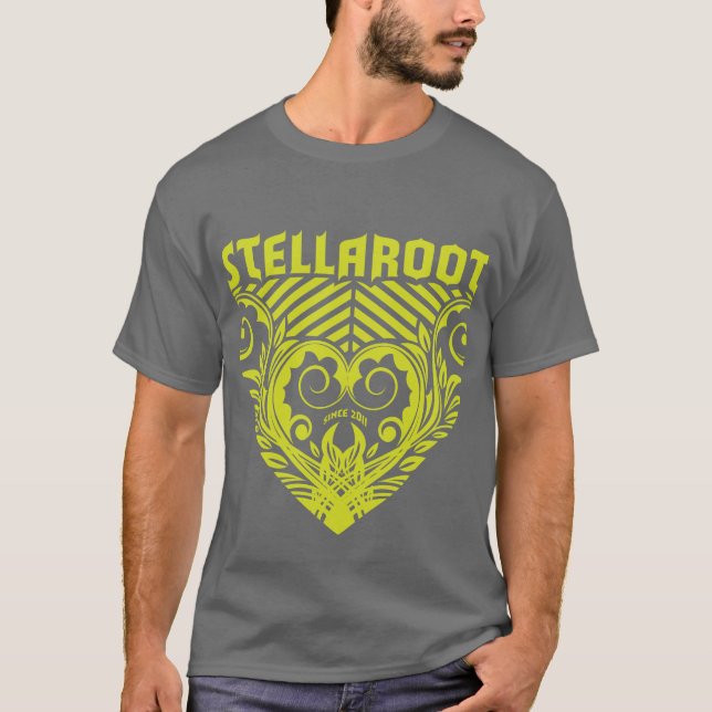 T-shirt Branco heráldico de StellaRoot (Frente)
