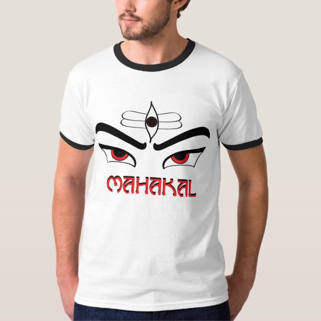 T-shirt branco mahakal (Frente)