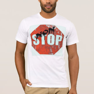 t-shirt branco sem parar