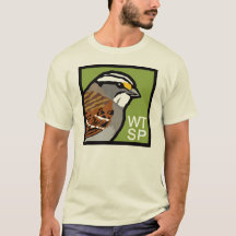t-shirt Branco-throated do pardal