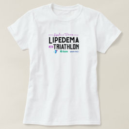 T-Shirt Branco Triathlon 8.º Lipedema Anual