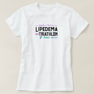 T-Shirt Branco Triathlon 8.º Lipedema Anual
