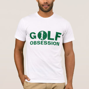 T-Shirt Branco Verde Obsessão Golf