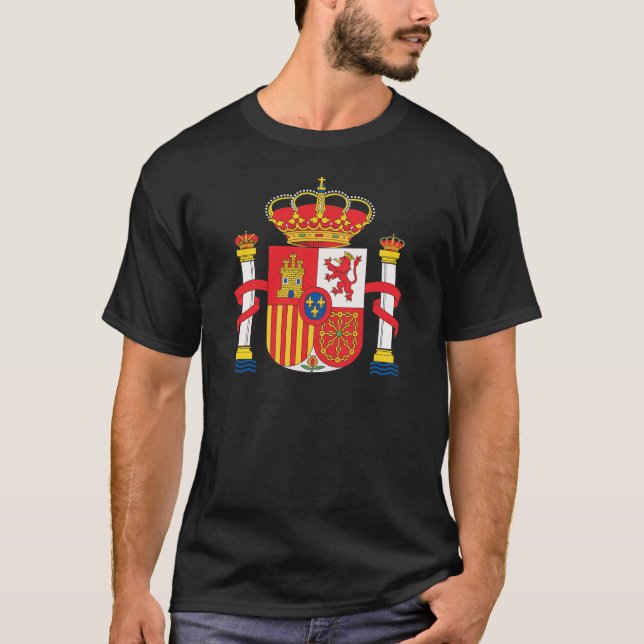 T-shirt Brasão da espanha (Frente)