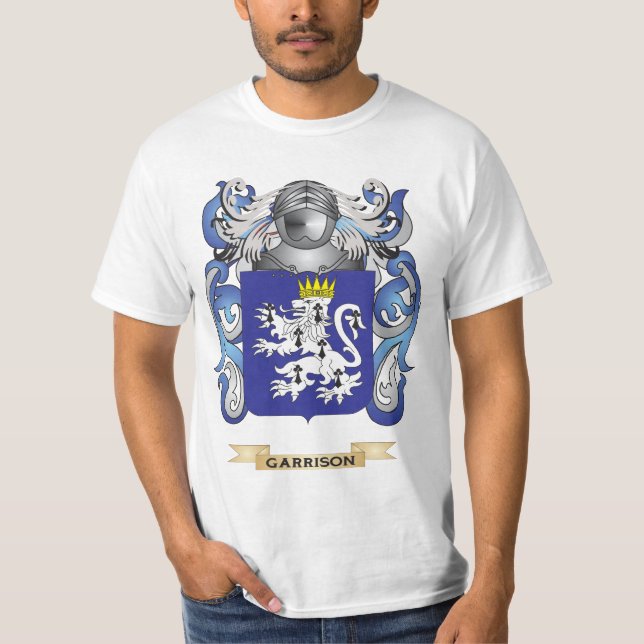 T-shirt Brasão da guarnição (crista da família) (Frente)