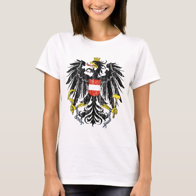 T-shirt Brasão de Áustria (Frente)