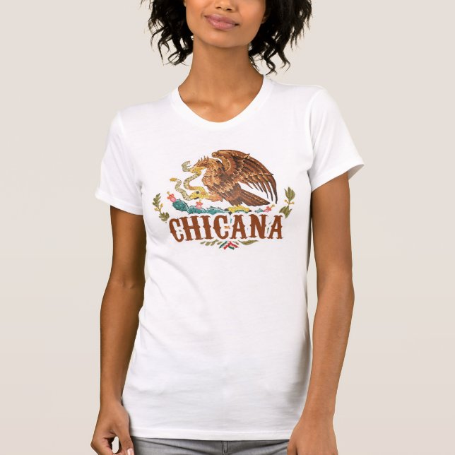 T-shirt Brasão de Chicana México (Frente)