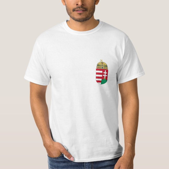 T-shirt Brasão de Hungria (Frente)