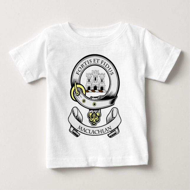 T-shirt Brasão de MACLACHLAN (Frente)