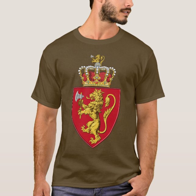 T-shirt Brasão de Noruega (Frente)