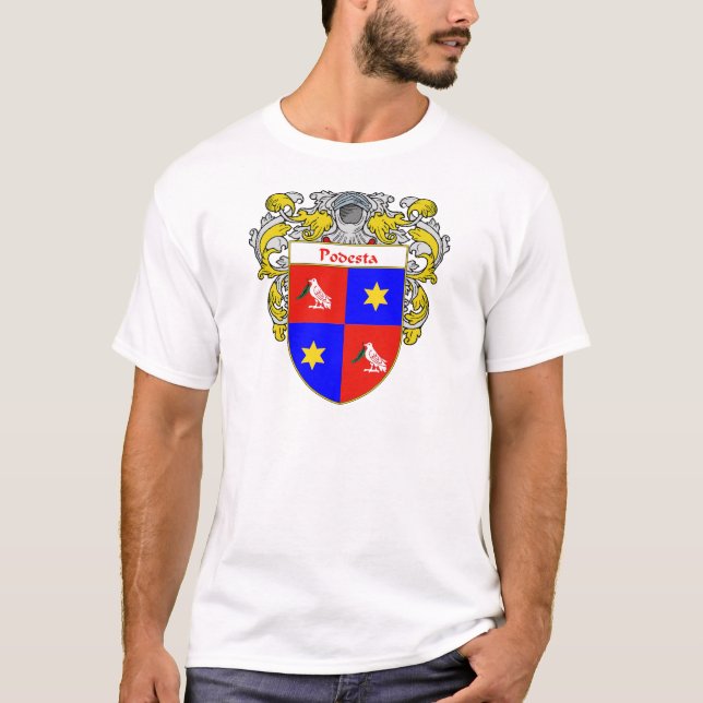 T-shirt Brasão de Podesta (envolvida) (Frente)