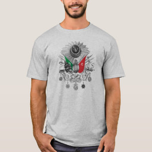 T-shirt Brasão do Grayscale do império otomano