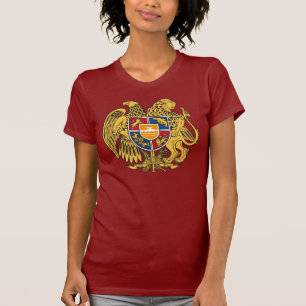 T-shirt Brasão Republic Armenia Arménia mulheres Shirt