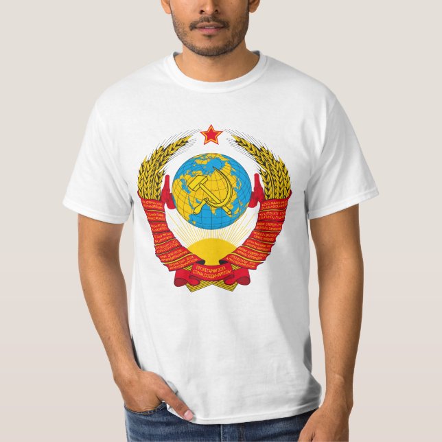 T-shirt Brasão UdSSR CCCP (Frente)