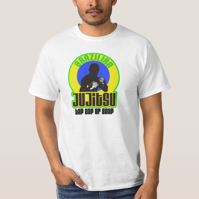 T-shirt brasileiro do JuJitsu (Frente)